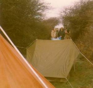 Still setting up camp
