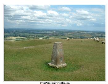 Firle Beacon trig point