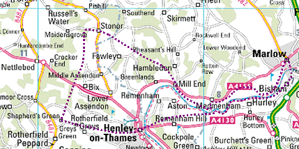 Map of the route