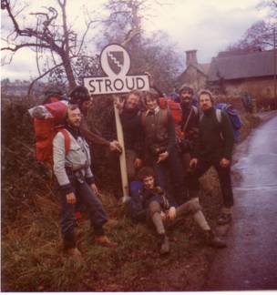 Striding from Stroud