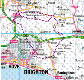 Map of the route