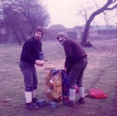 Packing their rucsacs