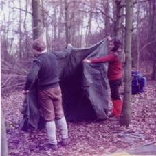 Folding the tents