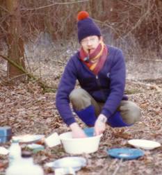Malcolm D washing up